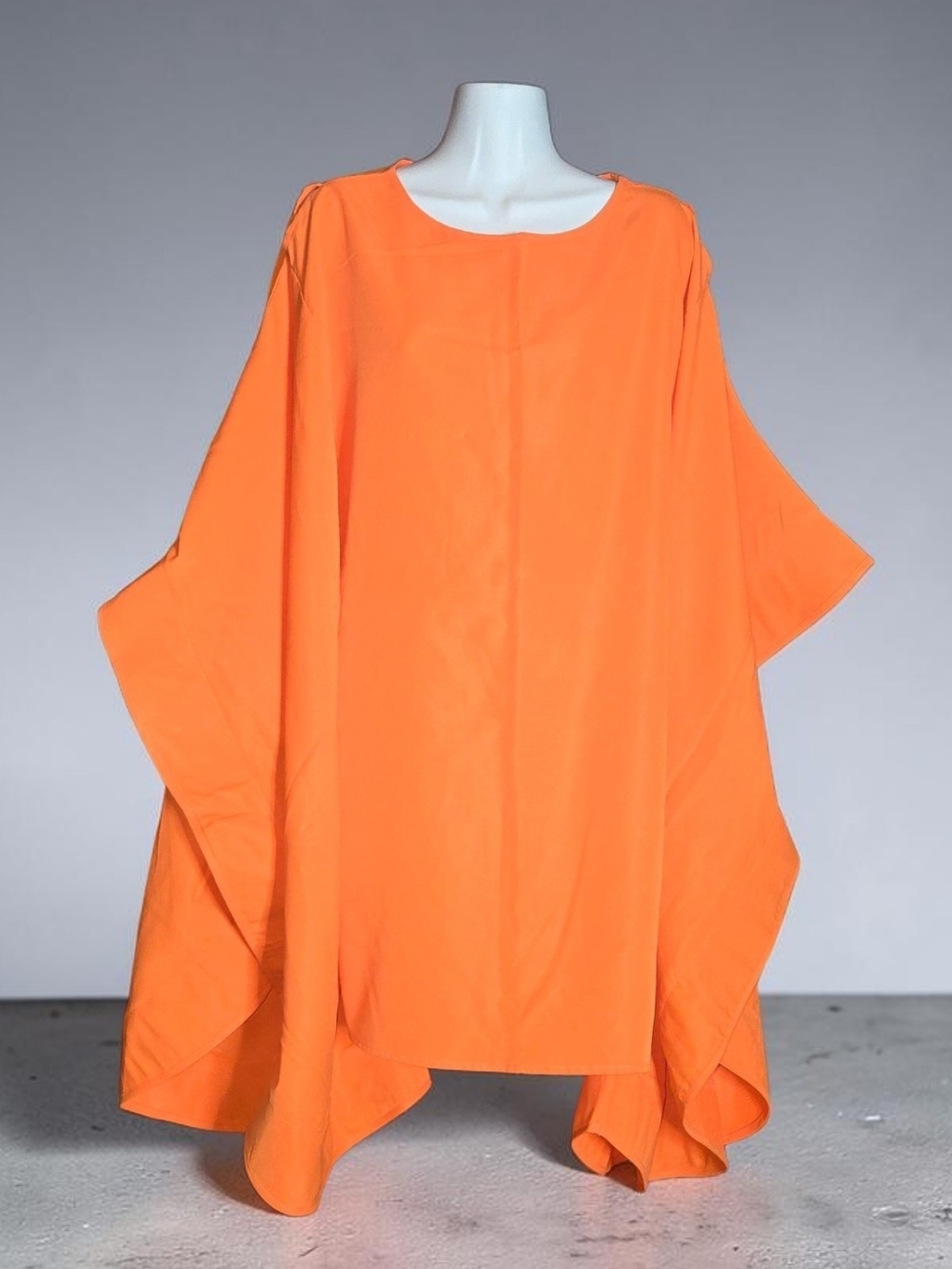 Elegant Uoozee Orange Kaftan Style Mini Skirt